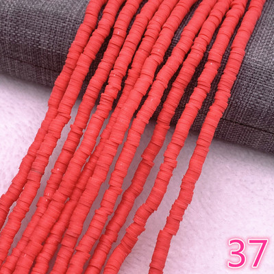 Naujas 4x1 mm plokščias apvalus rankų darbo apvalus polimerinio molio drožlių diskas laisvas tarpiklis papuošalams gaminti „pasidaryk pats“ karolių apyrankė