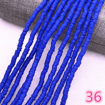 Naujas 4x1 mm plokščias apvalus rankų darbo apvalus polimerinio molio drožlių diskas laisvas tarpiklis papuošalams gaminti „pasidaryk pats“ karolių apyrankė