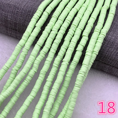 Naujas 4x1 mm plokščias apvalus rankų darbo apvalus polimerinio molio drožlių diskas laisvas tarpiklis papuošalams gaminti „pasidaryk pats“ karolių apyrankė