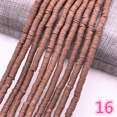 Naujas 4x1 mm plokščias apvalus rankų darbo apvalus polimerinio molio drožlių diskas laisvas tarpiklis papuošalams gaminti „pasidaryk pats“ karolių apyrankė