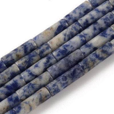 Φυσική Πέτρα Σωλήνας Χάντρες Αχάτες Howlite Loose Spacer Beads For Jewelry Making DIY Βραχιόλι Κυλινδρικές Χάντρες Αξεσουάρ 4x13mm