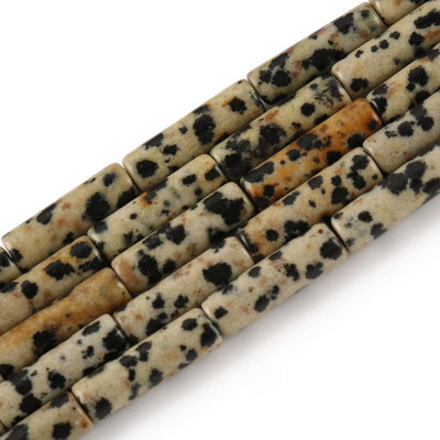 Φυσική Πέτρα Σωλήνας Χάντρες Αχάτες Howlite Loose Spacer Beads For Jewelry Making DIY Βραχιόλι Κυλινδρικές Χάντρες Αξεσουάρ 4x13mm