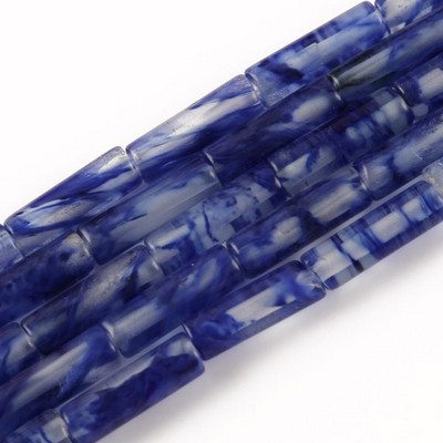 Φυσική Πέτρα Σωλήνας Χάντρες Αχάτες Howlite Loose Spacer Beads For Jewelry Making DIY Βραχιόλι Κυλινδρικές Χάντρες Αξεσουάρ 4x13mm