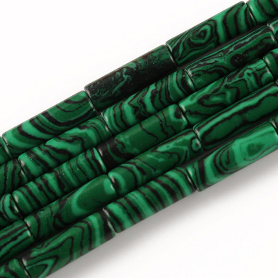 Φυσική Πέτρα Σωλήνας Χάντρες Αχάτες Howlite Loose Spacer Beads For Jewelry Making DIY Βραχιόλι Κυλινδρικές Χάντρες Αξεσουάρ 4x13mm