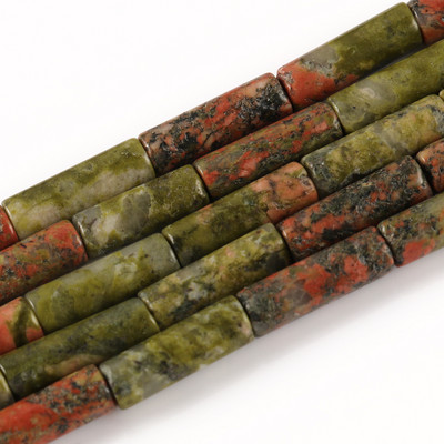 Φυσική Πέτρα Σωλήνας Χάντρες Αχάτες Howlite Loose Spacer Beads For Jewelry Making DIY Βραχιόλι Κυλινδρικές Χάντρες Αξεσουάρ 4x13mm