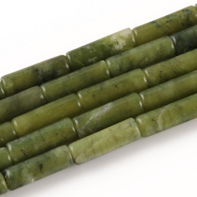 Φυσική Πέτρα Σωλήνας Χάντρες Αχάτες Howlite Loose Spacer Beads For Jewelry Making DIY Βραχιόλι Κυλινδρικές Χάντρες Αξεσουάρ 4x13mm