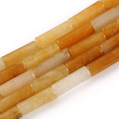 Φυσική Πέτρα Σωλήνας Χάντρες Αχάτες Howlite Loose Spacer Beads For Jewelry Making DIY Βραχιόλι Κυλινδρικές Χάντρες Αξεσουάρ 4x13mm
