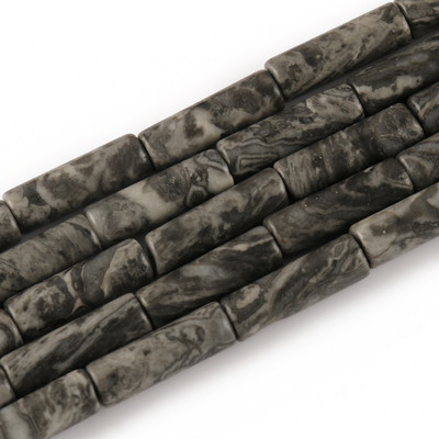 Φυσική Πέτρα Σωλήνας Χάντρες Αχάτες Howlite Loose Spacer Beads For Jewelry Making DIY Βραχιόλι Κυλινδρικές Χάντρες Αξεσουάρ 4x13mm