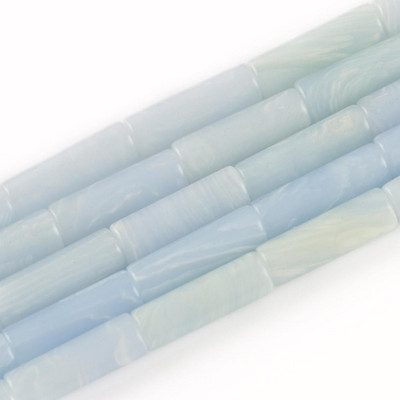 Φυσική Πέτρα Σωλήνας Χάντρες Αχάτες Howlite Loose Spacer Beads For Jewelry Making DIY Βραχιόλι Κυλινδρικές Χάντρες Αξεσουάρ 4x13mm