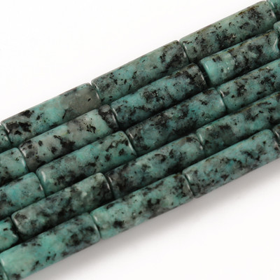 Φυσική Πέτρα Σωλήνας Χάντρες Αχάτες Howlite Loose Spacer Beads For Jewelry Making DIY Βραχιόλι Κυλινδρικές Χάντρες Αξεσουάρ 4x13mm