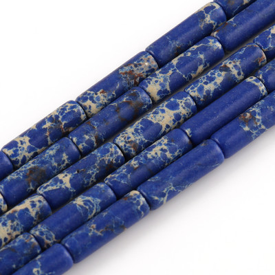 Φυσική Πέτρα Σωλήνας Χάντρες Αχάτες Howlite Loose Spacer Beads For Jewelry Making DIY Βραχιόλι Κυλινδρικές Χάντρες Αξεσουάρ 4x13mm