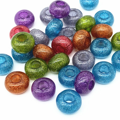 20 τμχ 15x9 χιλιοστά Ακρυλικές πλάκες Μεγάλης Τρύπας Χαλαρές Χάντρες για Κατασκευή Κοσμημάτων Κολιέ Σκουλαρίκια Βραχιόλια Χειροποίητα