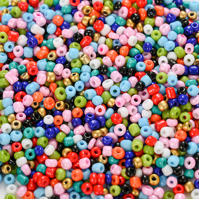 500 τμχ Γούρι 3 χιλιοστών Τσέχικα Γυάλινα Σπόροι Χάντρες Διάστημα Χάντρες για Κατασκευή κοσμημάτων Χειροποίητα DIY Αξεσουάρ κολιέ βραχιόλι Χονδρική