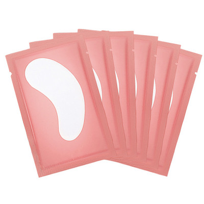 50 porų po akimis blakstienų priauginimo pagalvėlių be pūkelių gelio pleistrų, skirtų grožio salonui dirbtinių blakstienų priauginimui priauginti