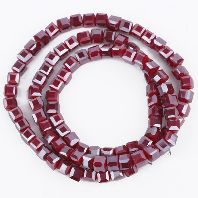 2mm 3mm 4mm AB värvikuubik Austria kristallist klaashelmestest tahutud ruudukujulised lahtised vahehelmed ehete valmistamiseks DIY käevõru kaelakee