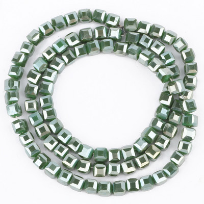 2mm 3mm 4mm AB värvikuubik Austria kristallist klaashelmestest tahutud ruudukujulised lahtised vahehelmed ehete valmistamiseks DIY käevõru kaelakee