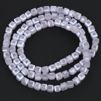 2mm 3mm 4mm AB värvikuubik Austria kristallist klaashelmestest tahutud ruudukujulised lahtised vahehelmed ehete valmistamiseks DIY käevõru kaelakee