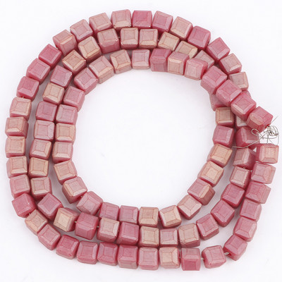 2mm 3mm 4mm AB värvikuubik Austria kristallist klaashelmestest tahutud ruudukujulised lahtised vahehelmed ehete valmistamiseks DIY käevõru kaelakee