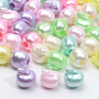 50 τμχ Απομίμηση μαργαριταριών παπιγιόν αστέρι ακρυλικές χάντρες κέλυφος πεταλούδα λουλούδι Heart Spacer χάντρες για χειροτεχνία βραχιολιών κατασκευής κοσμημάτων