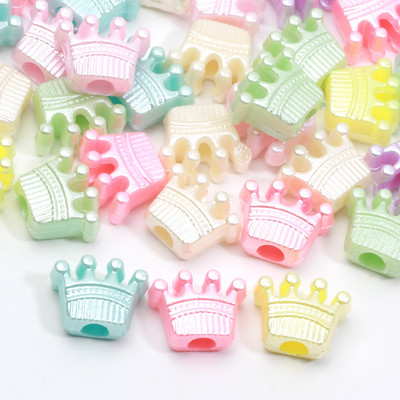 50 τμχ Απομίμηση μαργαριταριών παπιγιόν αστέρι ακρυλικές χάντρες κέλυφος πεταλούδα λουλούδι Heart Spacer χάντρες για χειροτεχνία βραχιολιών κατασκευής κοσμημάτων