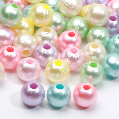 50 τμχ Απομίμηση μαργαριταριών παπιγιόν αστέρι ακρυλικές χάντρες κέλυφος πεταλούδα λουλούδι Heart Spacer χάντρες για χειροτεχνία βραχιολιών κατασκευής κοσμημάτων