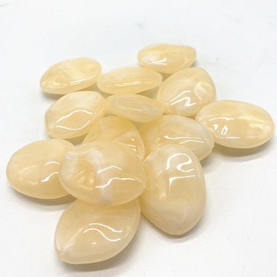 Nauji 5 vnt netaisyklingi apvalūs akrilo karoliukai tarpiklis laisvi karoliukai papuošalams gaminti „pasidaryk pats“ apyrankė