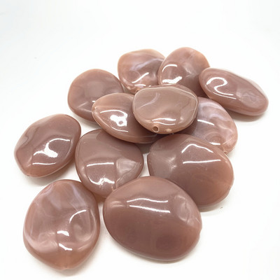 Nauji 5 vnt netaisyklingi apvalūs akrilo karoliukai tarpiklis laisvi karoliukai papuošalams gaminti „pasidaryk pats“ apyrankė