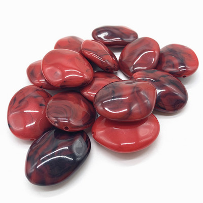 Nauji 5 vnt netaisyklingi apvalūs akrilo karoliukai tarpiklis laisvi karoliukai papuošalams gaminti „pasidaryk pats“ apyrankė