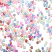 500db/tétel 3mm-es Macaron üvegmaggyöngyök kerek varázslatos cseh gyöngy barkácsoláshoz nyaklánc karkötő fülbevaló ékszerkészítési kiegészítők