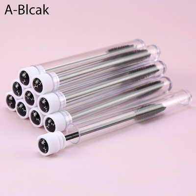 10 τμχ Ροζ βούρτσες βλεφαρίδων Επαναχρησιμοποιήσιμη βούρτσα φρυδιών για επέκταση βλεφαρίδων Crystal Eyelash Brush Mascara Tube Make Up Hot εκπτώσεις