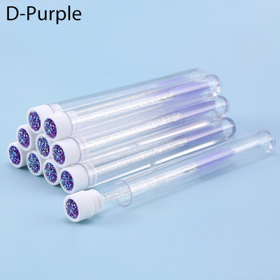 10 τμχ Ροζ βούρτσες βλεφαρίδων Επαναχρησιμοποιήσιμη βούρτσα φρυδιών για επέκταση βλεφαρίδων Crystal Eyelash Brush Mascara Tube Make Up Hot εκπτώσεις