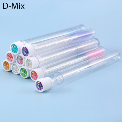 10 τμχ Ροζ βούρτσες βλεφαρίδων Επαναχρησιμοποιήσιμη βούρτσα φρυδιών για επέκταση βλεφαρίδων Crystal Eyelash Brush Mascara Tube Make Up Hot εκπτώσεις