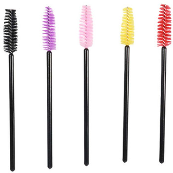 Eyelash Extension Βούρτσα φρυδιών μιας χρήσης Mascara Wand Applicator Spoolers Eye Lashes Cosmetic Brushes Set tools makeup