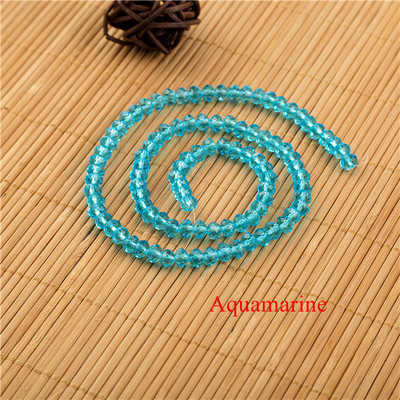 Värvilised 2x3mm/3x4mm/4x6mm kristallist Rondelli lihvitud klaashelmed Väikesed helmed Ehete valmistamiseks isetehtud ehete tarvikud