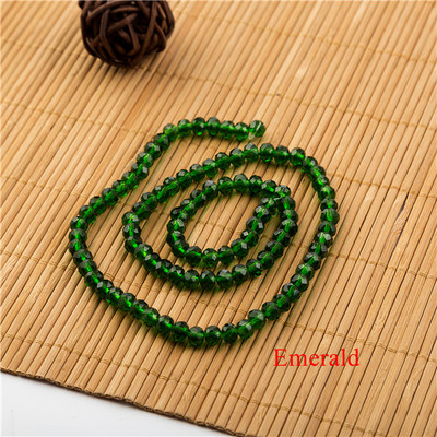 Värvilised 2x3mm/3x4mm/4x6mm kristallist Rondelli lihvitud klaashelmed Väikesed helmed Ehete valmistamiseks isetehtud ehete tarvikud