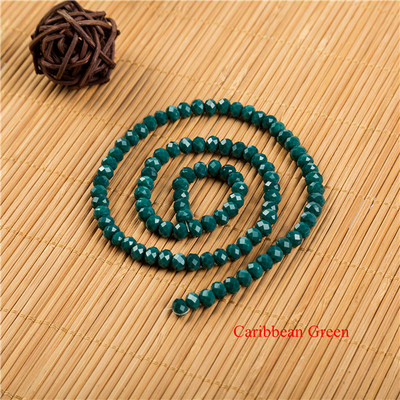 Värvilised 2x3mm/3x4mm/4x6mm kristallist Rondelli lihvitud klaashelmed Väikesed helmed Ehete valmistamiseks isetehtud ehete tarvikud