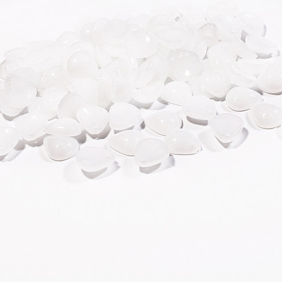 Handcraft Lampwork Beads Cabochon TearDrop Shape Flower Petals Bead 10τμχ 12x10mm Χειροποίητο Κολιέ Κατασκευή κοσμημάτων DIY