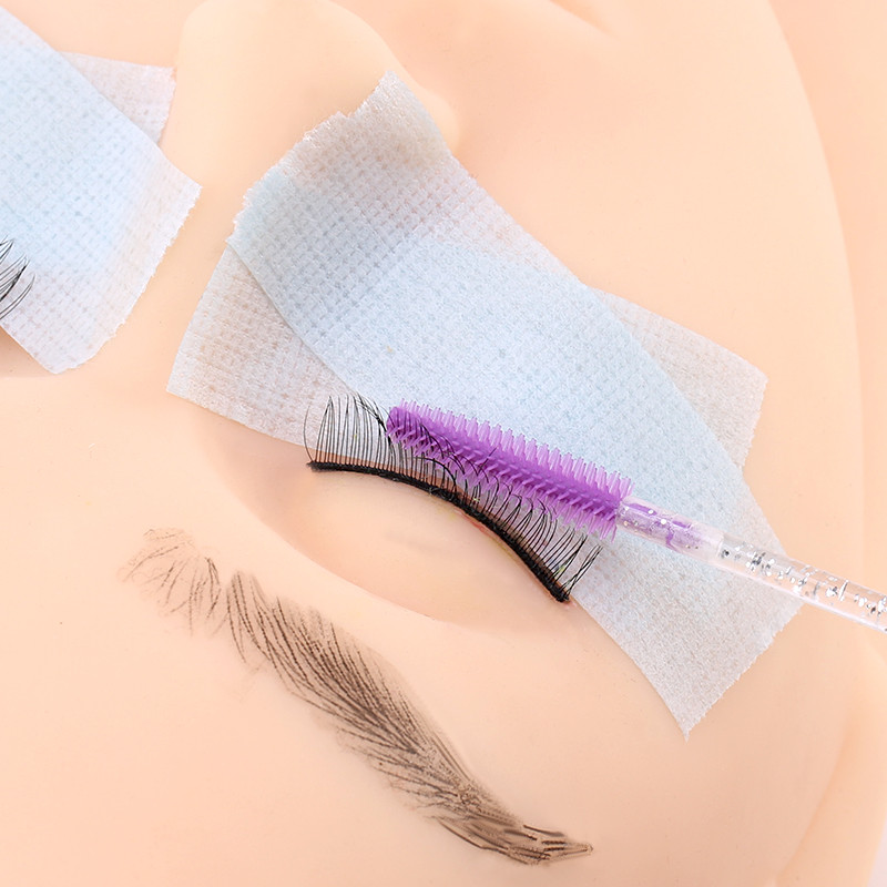 20 τμχ Πινέλο Μακιγιάζ Κρυσταλλικής Σιλικόνης Πινέλο Ματιών Διαμαντένιο Λαβή Μάσκαρα Ράβδοι Βλεφαρίδα Πινέλο Βλεφαρίδων Εργαλεία επέκτασης