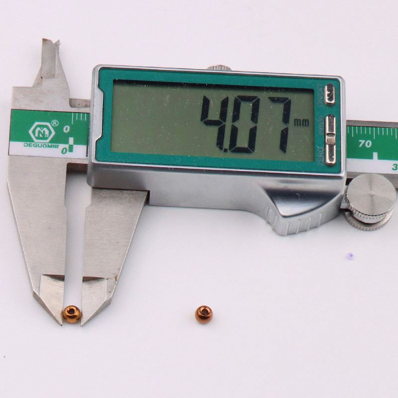 Ιαπωνικά 4 χιλιοστά μεταλλικά μπρούτζινα γυάλινα σφαιρίδια 6/0 ομοιόμορφα στρογγυλά διαχωριστικά γούρι για αξεσουάρ χειροποίητης κατασκευής κοσμημάτων