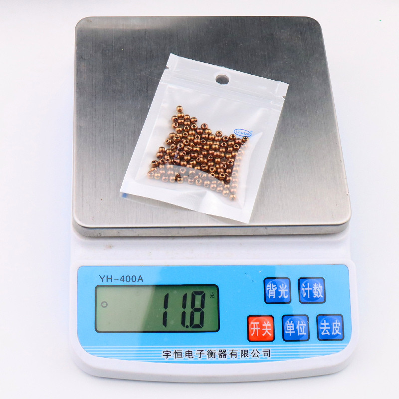 Ιαπωνικά 4 χιλιοστά μεταλλικά μπρούτζινα γυάλινα σφαιρίδια 6/0 ομοιόμορφα στρογγυλά διαχωριστικά γούρι για αξεσουάρ χειροποίητης κατασκευής κοσμημάτων