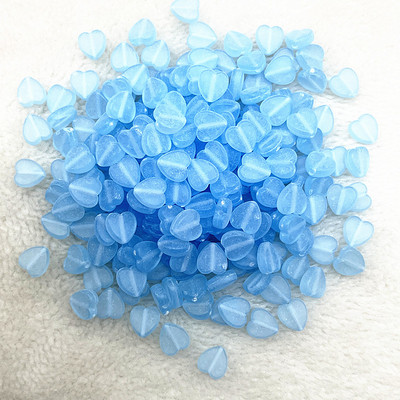 50 τμχ/παρτίδα 8mm Ακρυλικές Ματ Χάντρες Καρδιά Χαλαρές Χάντρες Αποστάτης για Κατασκευή κοσμημάτων Αξεσουάρ DIY Χειροποίητα Χειροποίητα Βραχιόλια