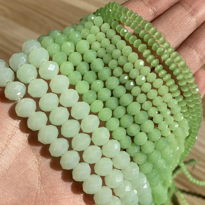 3/4/6/8mm AB roosa Rondelle Austria kristallhelmed, lihvitud kvartskristall, DIY käevõru kaelakee vahehelmed ehete tarvikute jaoks