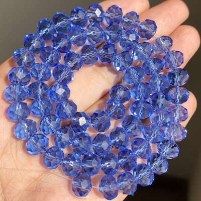 3/4/6/8mm AB roosa Rondelle Austria kristallhelmed, lihvitud kvartskristall, DIY käevõru kaelakee vahehelmed ehete tarvikute jaoks