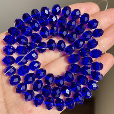 3/4/6/8mm AB roosa Rondelle Austria kristallhelmed, lihvitud kvartskristall, DIY käevõru kaelakee vahehelmed ehete tarvikute jaoks