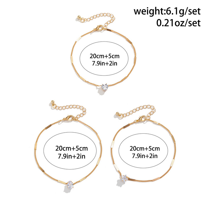 Ingemark Boho narukvica s tankim lančićem od kamenčića za žene Ljetne sandale za bose noge Narukvica s perlama Nakit za gležanj, stopalo Dodaci za plažu