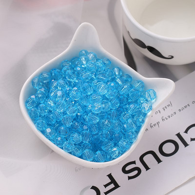 8mm 10mm 12mm värviline akrüüllihviga läbipaistev ümmargune rant ehete valmistamiseks DIY käevõru kaelakee tarvikud