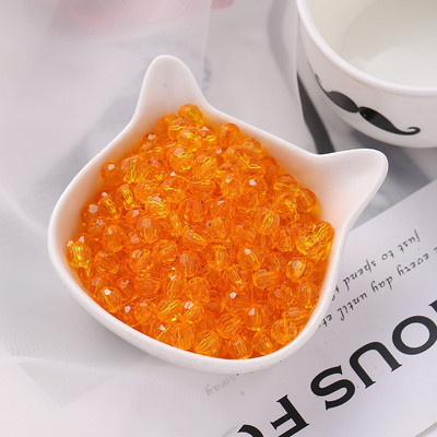 8mm 10mm 12mm värviline akrüüllihviga läbipaistev ümmargune rant ehete valmistamiseks DIY käevõru kaelakee tarvikud