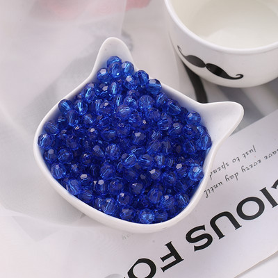 8mm 10mm 12mm värviline akrüüllihviga läbipaistev ümmargune rant ehete valmistamiseks DIY käevõru kaelakee tarvikud