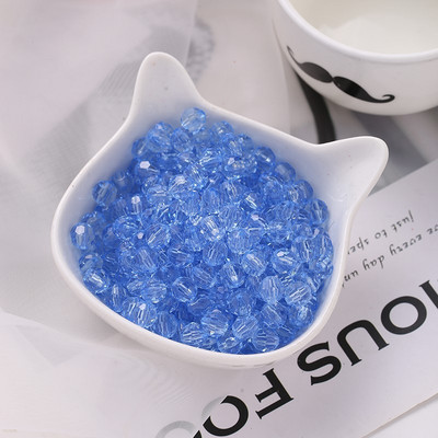 8mm 10mm 12mm värviline akrüüllihviga läbipaistev ümmargune rant ehete valmistamiseks DIY käevõru kaelakee tarvikud