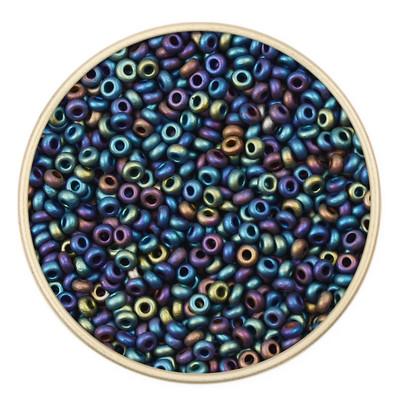 Περίπου 1000 τμχ 2 ΜΜ Ματ Ματελικές Χάντρες Σπόρων Τσέχικα Γυάλινες Χάντρες Γούρια Kralen Spacer Beads For Jewelry Making DIY Craft Χονδρική